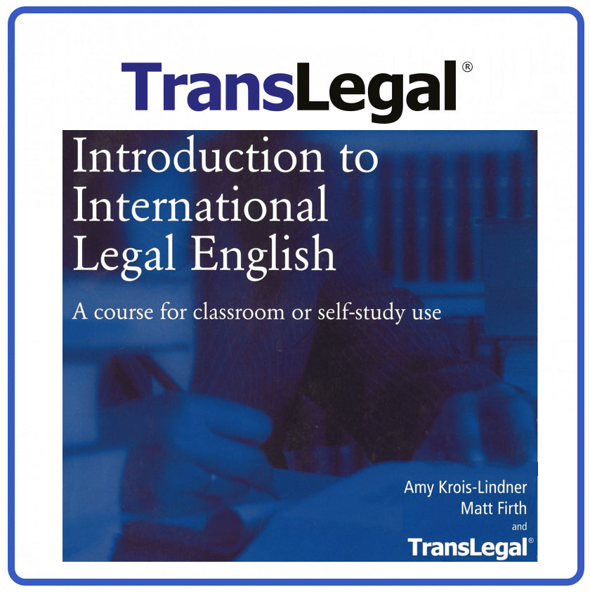 Introduction to International Legal English